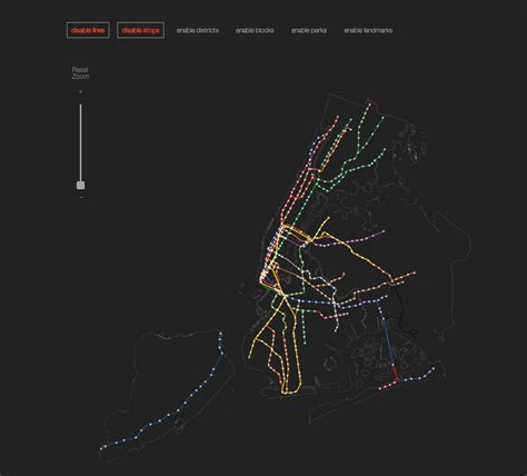 Data Visualization Nyc Subway Map Interactive