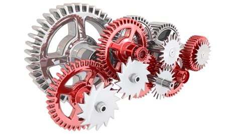 Broken Gears System 3d Animation Stock Footage Video