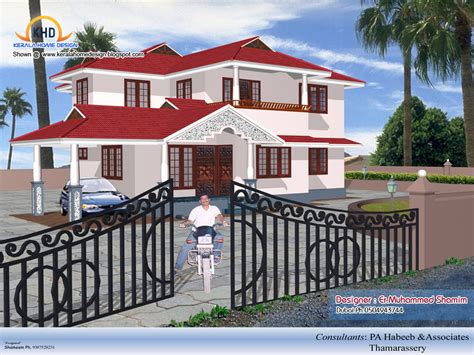 Clean lines, minimal fuss and open floor plans are hallmarks of modern home design. 4 Beautiful Home elevation designs in 3D - Kerala home ...