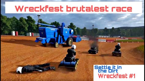 Wreckfest Gameplay The Brutalest Race Youtube