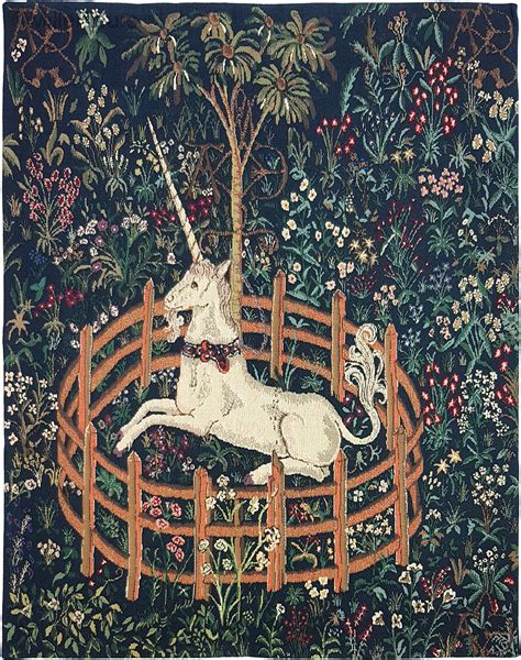 Unicorn In Captivity Hunting For The Unicorn Wall Tapestries