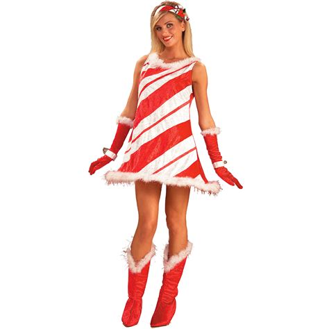 miss candy cane adult costume