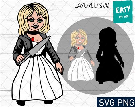 Bride of Chucky Tiffany SVG Cricut Svg Clipart Layered | Etsy | Bride