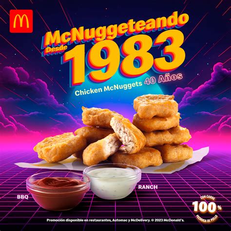 McDonald s Paraguay on Twitter Festejamos años de Chicken McNuggets de la mejor manera