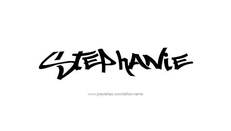 Stephanie Name Tattoo Designs