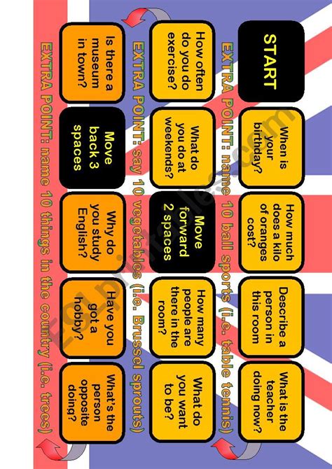 A1 Board Game Esl Worksheet By Antonio Oliver