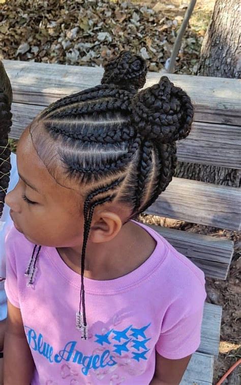 Finding hairstyle inspo for girls. 𝓗𝓪𝓲𝓻𝓼𝓽𝔂𝓵𝓮𝓼 | Black kids hairstyles, Kids hairstyles, Girls ...
