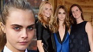 Model Cara Delevingne Family Photos With Sisters, Partner, - YouTube