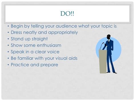 6 Rules Of Oral Presentations