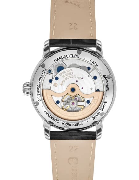 Frederique Constant Classic Moonphase Manufacture Watch Fc 712ms4h6