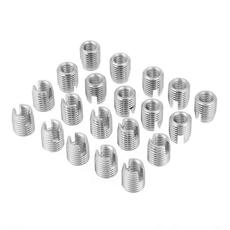 Helical Insert 20pcs Stainless Steel Sus303 Self Tapping Slotted Screw