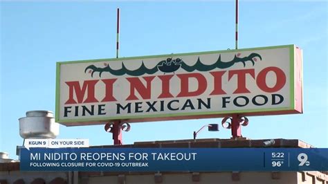 Tucson Favorite Mi Nidito Reopens After Employees Test Positive For