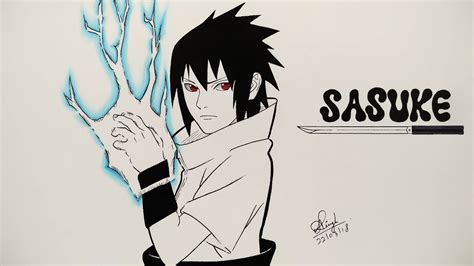 Sasuke Uchiha Naruto Sketch Naruto Drawings Sasuke Dr