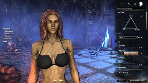 The Elder Scrolls Online Character Creation High Elf Female Youtube