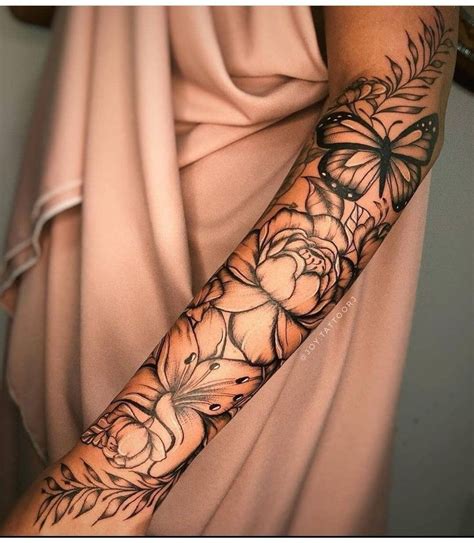 Tattoo Feminine Tattoo Sleeves Floral Tattoo Sleeve Arm Sleeve Tattoos Feminine Tattoos