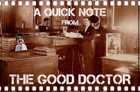 Dr Emilio Lizardo S Journal Of Adult Theaters A Quick Note From The Good Doctor It S Go Time