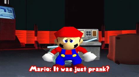 Smg4 Mario GIF Smg4 Mario It Was Just Prank Discover And Share GIFs