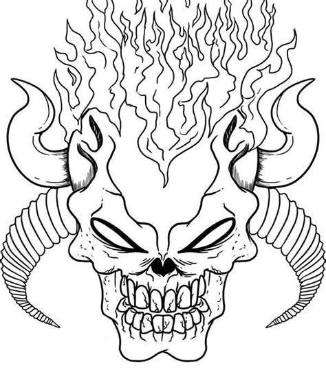 Resultado De Imagen Para Calavera Para Dibujar Skull Coloring Pages