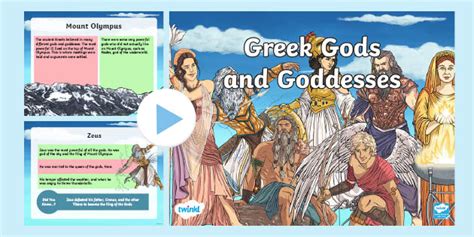 All Greek Gods And Goddesses Ks2 Primary Resources