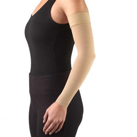 Ames Walker Lymphedema Arm Sleeve W Silicone Top Band MmHg Vitality Medical