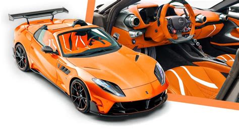 Mansorys Very Orange Ferrari 812 Stallone Gts Is Built To Shock You