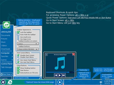 My Windows Taskbar Concept 10 By Dakirby309 On Deviantart