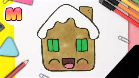 Como Dibujar Una Casa De Navidad Kawaii Aprende A Dibujar Una Casa De