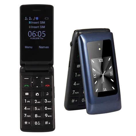 Unlocked Senior Flip Phone2g T Mobile Basic Cell Phone With Large Button Sos Buttondual Card