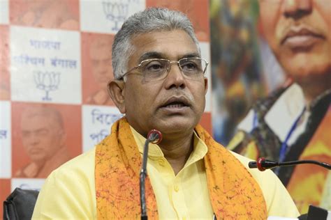 bjp bengal chief dilip ghosh backs out of assembly elections odisha bhaskar