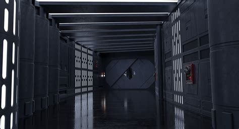 Artstation Dark Space Corridors Sci Fi Interior Environment 90