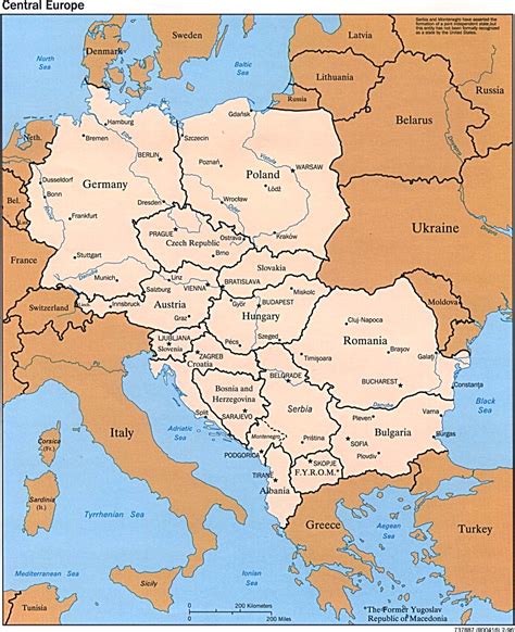 Central Europe Eastern Europe Map Europe Map Eastern Europe