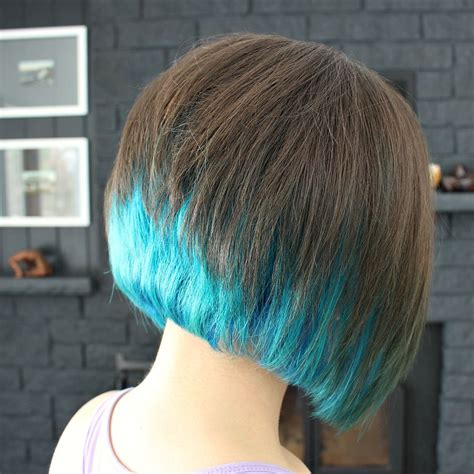 Two Years Of Turquoise Dip Dyed Hair Rainbow Hair Faq Plus My Short