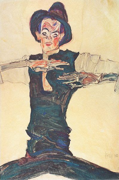 Egon Schiele Autoportrait Egon Schiele Painting Portrait Art
