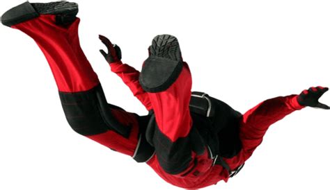 Skydiver Before Opening Parachute Transparent Png Stickpng