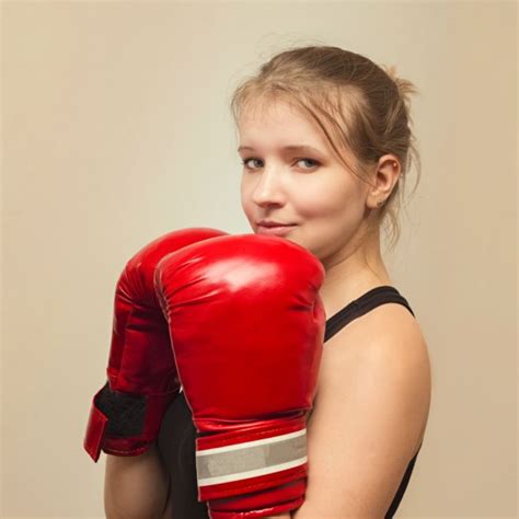 Girl In Boxing Gloves — Stock Photo © Pressmaster 11694989