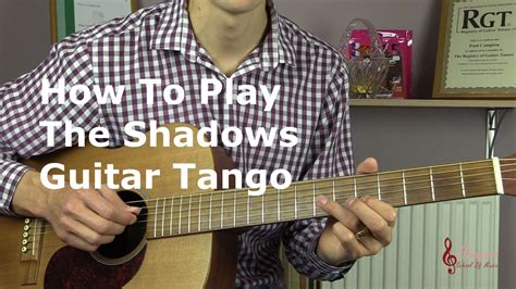 How To Play Guitar Tango By The Shadows Guitar Lesson Tutorial Youtube