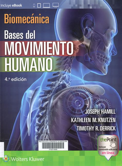 Biomecánica Bases Del Movimiento Humano Joseph Hamill Kathleen M