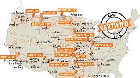 First Canada Location Among New Bnsf Certified Sites Railway Age