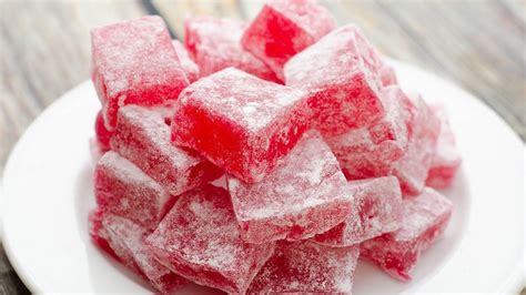 Authentic Turkish Delight Recipe Ll Lokum Recipe Lokum Recipe Frozen Yogurt Bark Turkish Delight