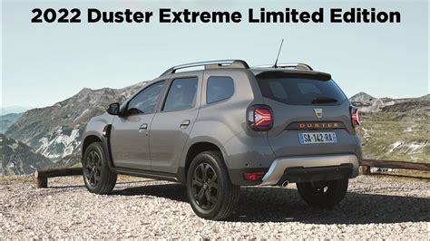 New Dacia Duster Extreme Limited Edition 2022 First Look Youtube