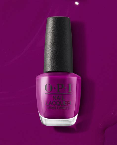 Opi Pamplona Purple Nail Lacquer Mid Tone Purple Nail Polish