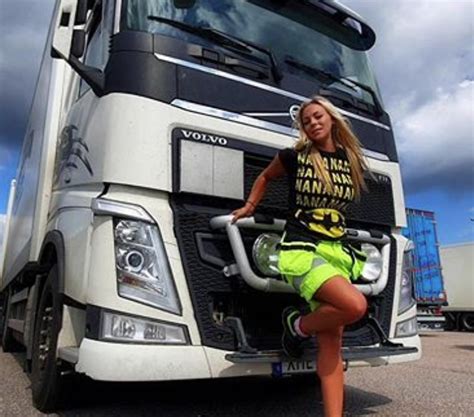 Angelica Larsson Truck Driver Fun Shots Truck Driver Trucks