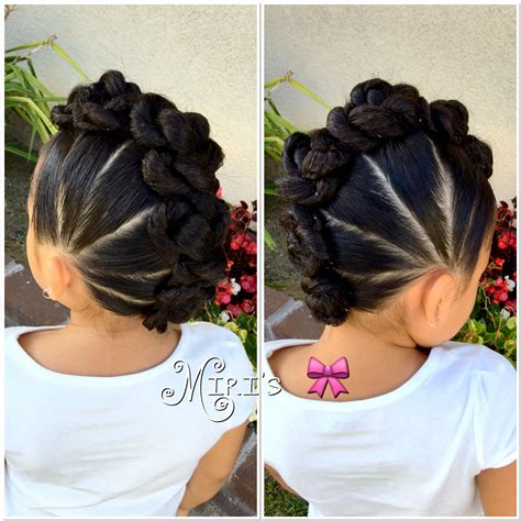 Mohawk With Twists Hair Style For Little Girls Natural Hairstyles For