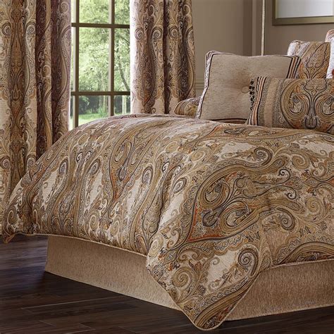 Luciana Beige 4 Piece Comforter Set Latest Bedding