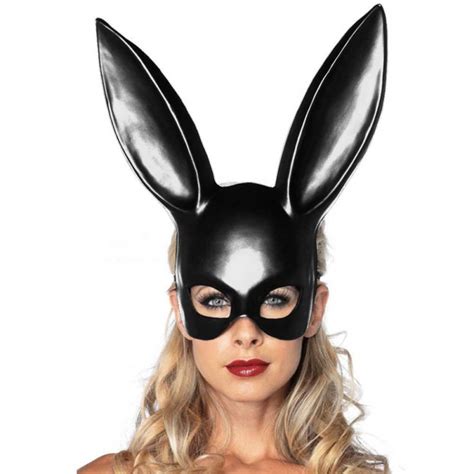 This mask is fitted with adjustable ear loops for ultimate comfort and is made with both fashion and function in mind! Fashion Easter Bar Ball Masquerade Bunny Rabbit Face Mask Cosplay Bunny Girl Mask Party Bar ...