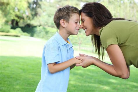 Mother Scolding Her Son Stock Photo Image Of Relationship 24687612