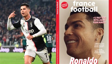 Ronaldo In Copertina Su France Football Pallone Doro Più Vicino