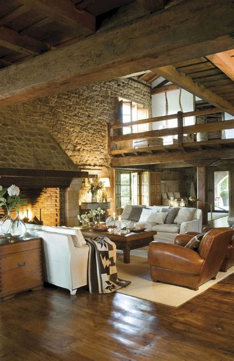 49 Superb Cozy And Rustic Cabin Style Living Rooms Ideas Salones