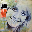Lulu – Lulu Sings To Sir With Love (1967, Pitman Pressing, Vinyl) - Discogs