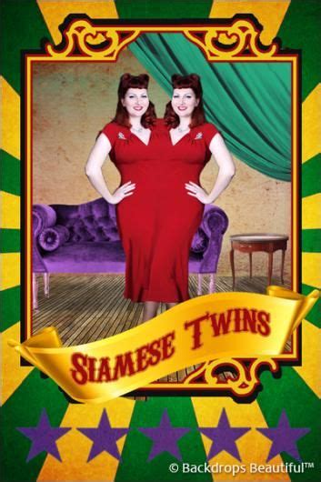 Siamese Twins Circus Poster Backdrop The Greatest Showman Scenery By Backdrops Beautiful